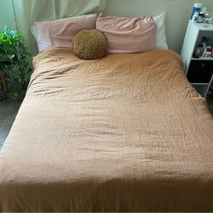 Bed Threads Rust Duvet Cover for Full/Queen